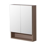 Stella Oak PVC 600 Mirror Cabinet